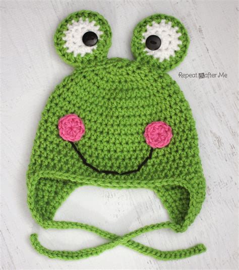 frog bonnet crochet pattern|free printable crochet frog patterns.